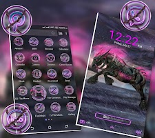 screenshot of Abstract Horse Launcher Theme