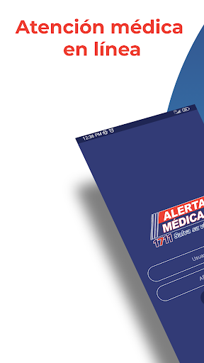 Android application Alerta Médica screenshort