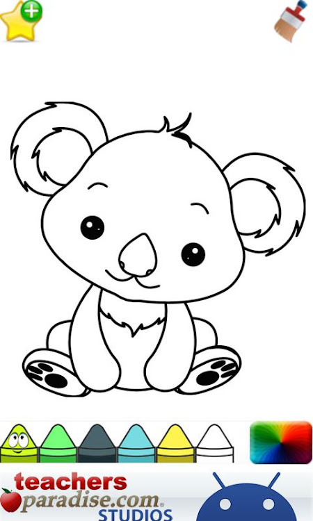 Cute Animals Coloring Book - 13 - (Android)