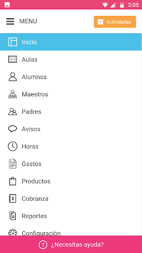 Screenshot of Aldea: Administra tu kinder