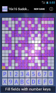 16x16 Sudoku Challenge HD 3.11 screenshots 1