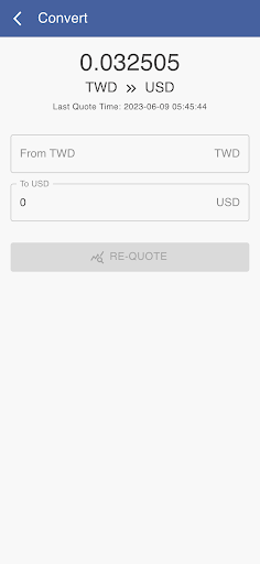 USD to TWD Screen 2