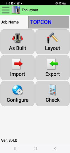 Android application TopLayout screenshort