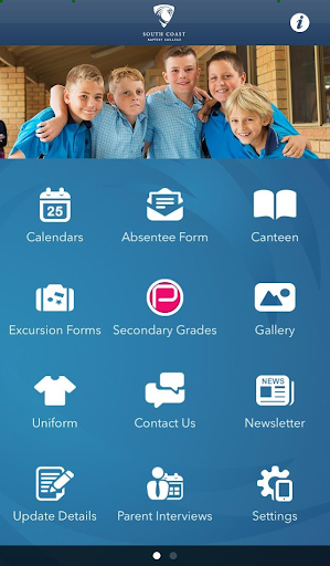Android application SCBC School App screenshort
