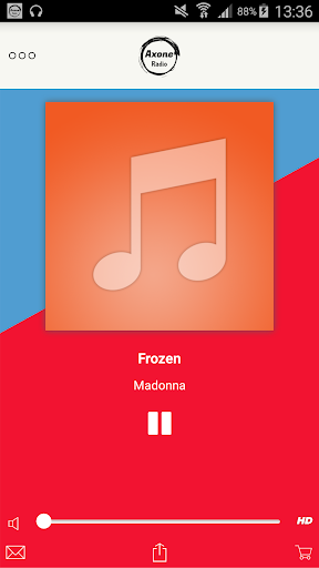 Android application Axone radio screenshort