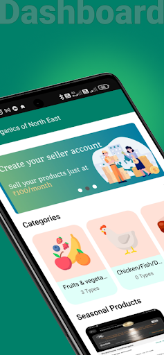 Android application ONE - Organics of North East screenshort