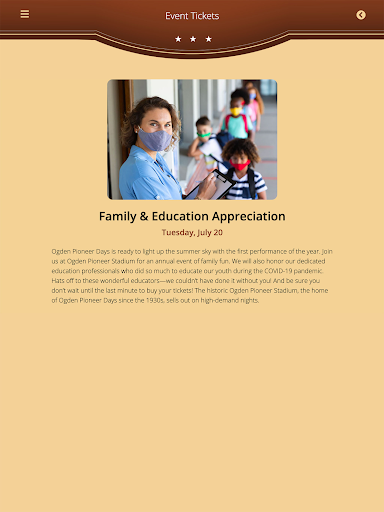 Ogden Pioneer Day App