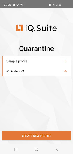 iQ.Suite Quarantine Screen 2