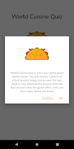 World Cuisine Quiz