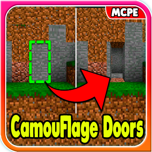 Camouflage Door Minecraft PE