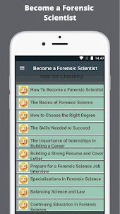 Become a Forensic Scientist