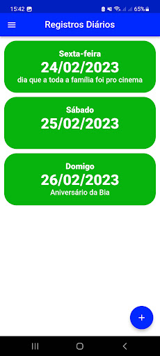 Gastos Diários Screen 3