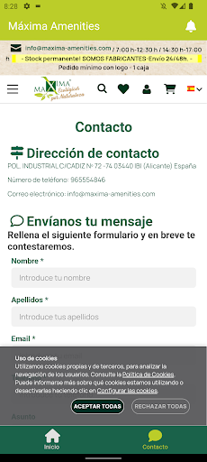 Máxima Amenities Screen 2