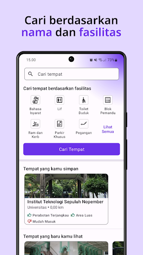 Android application Kiad: Informasi Aksesibilitas screenshort
