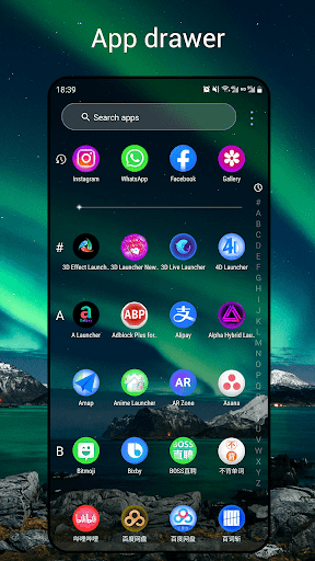 NewLook Launcher - Galaxy star map launcher 2.6 screenshots 2