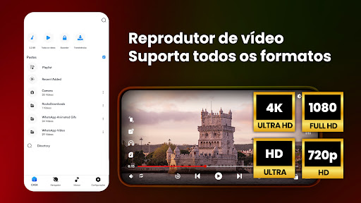 Visualização do aplicativo