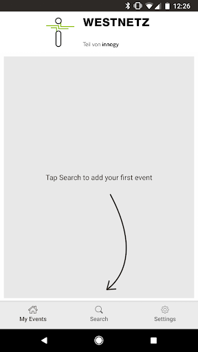 Westnetz Events Screen 2