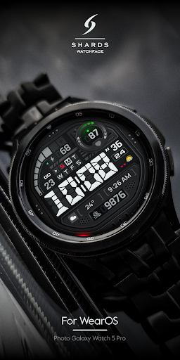 SH073 Watch Face, WearOS watch Screen 2
