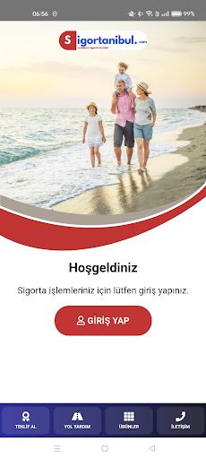 Android application Sigortanı Bul screenshort