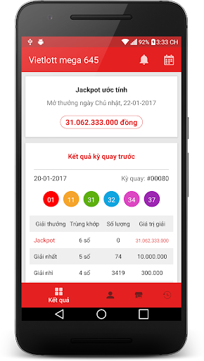 Tra cứu kết qủa VietLott