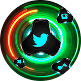 Magic Neon Fidget Spinner Theme icon