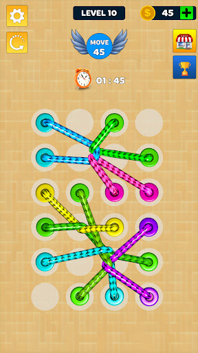 Android application Tangle Rope 3D: Knot Twisted screenshort