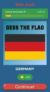 Gess the flag : geography quiz