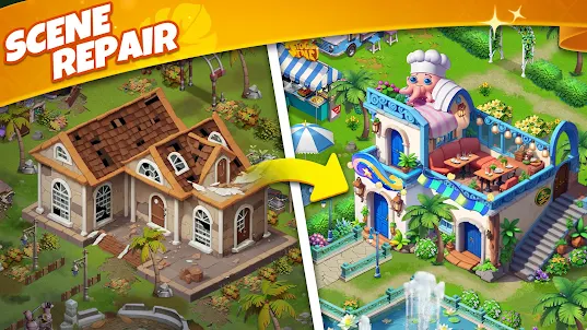 Resort Mania: build hotels