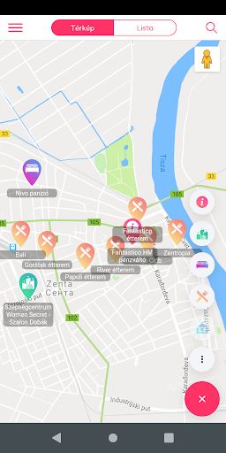 Android application Senta Info screenshort