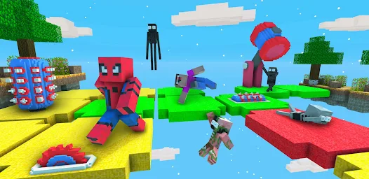Monster School : STUMBLE GUYS CHALLENGE - Minecraft Animation 