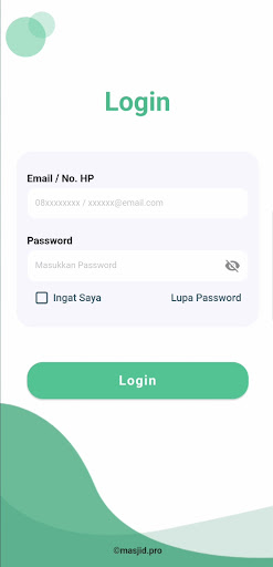 Android application Masjid Pro screenshort
