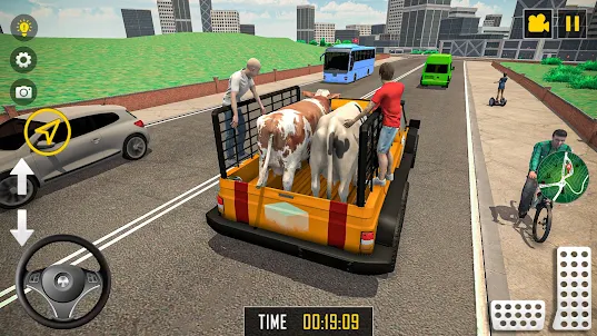 لعبة شاحنة نقل الحيوانات