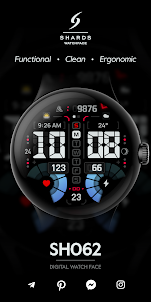 SH062 Watch Face, WearOS watch