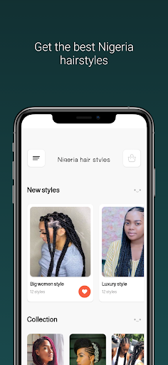 Android application Hairstyles for girls 2023 screenshort
