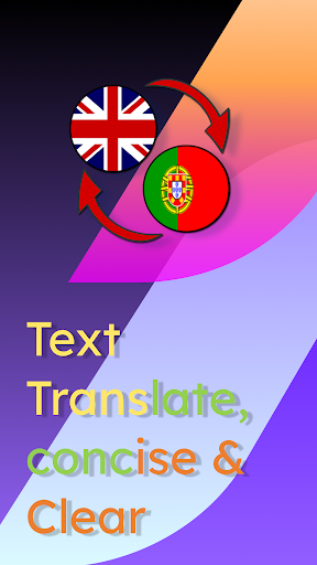 Android application English Portuguese Translate screenshort