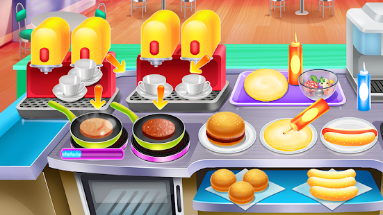 Fast Food Chef Cooking and Serving Varies with device screenshots 10