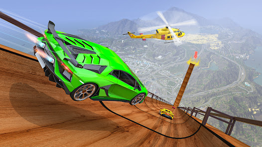 GT Mega Ramp Stunt Car Games apkpoly screenshots 8