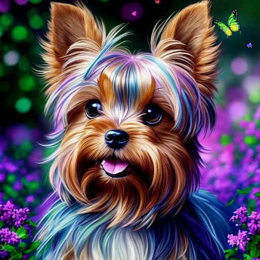 Yorkshire Terrier Walpaper Art logo
