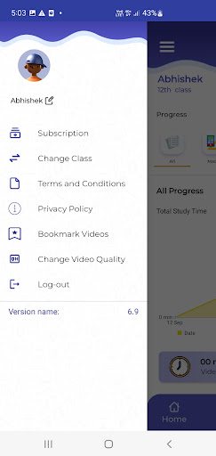 Android application Edufront App: Your AI Tutor screenshort