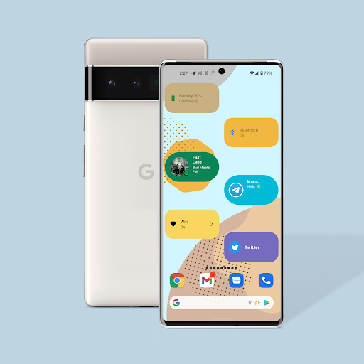 Android Widgets (Material U) Screen 3