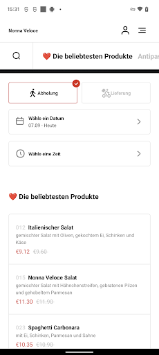 Nonna Veloce Neuhofen Screenshot
