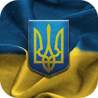 Флаг Украины (с эффектом воды)