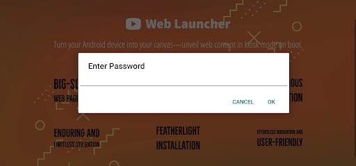 Web Launcher Screen 3