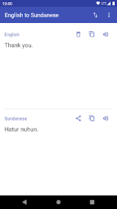Sundanese to English
