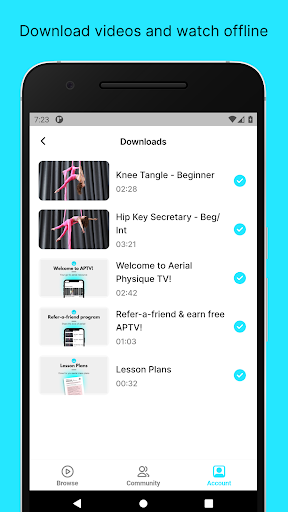 Aerial Physique TV Screen 2