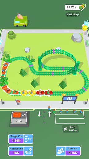 Android application Hyper Coaster screenshort