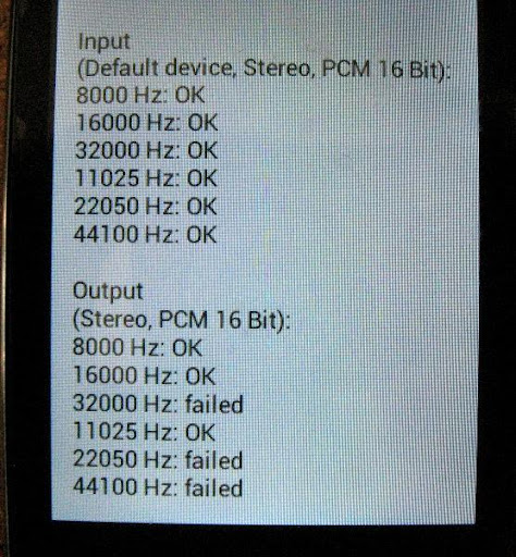 Samping Rates Screen 2