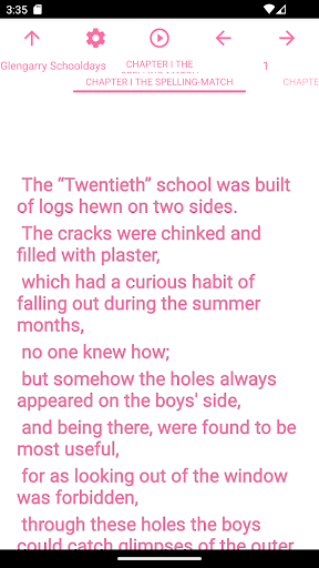 Android application zBook: Glengarry Schooldays screenshort