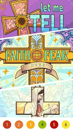 Game screenshot Bible Color Paint By Number hack