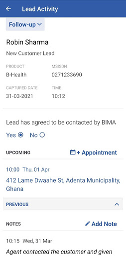 BIMA Associate Screen 2